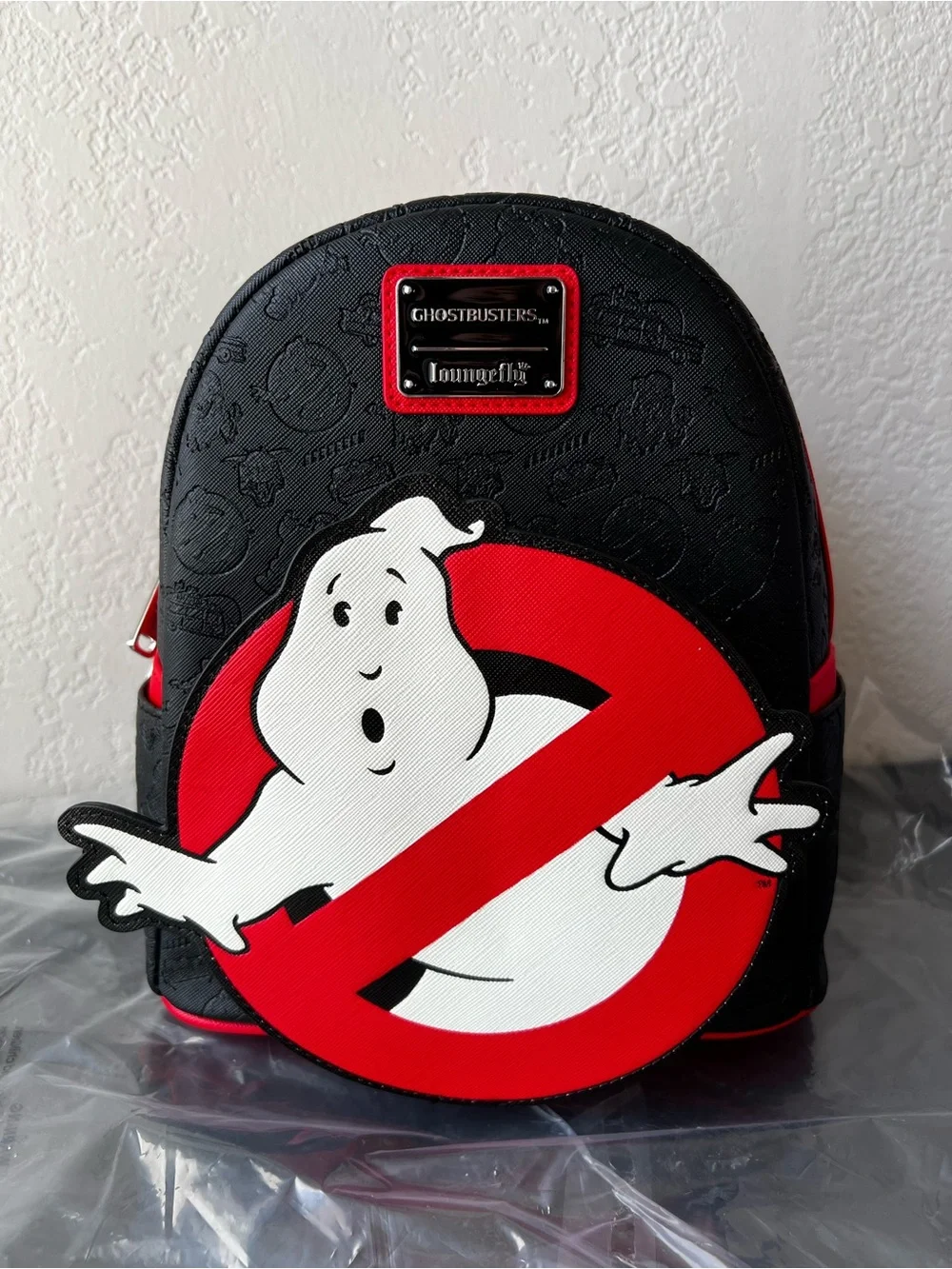 NWT Loungefly Ghostbusters Logo Glow-in-the-Dark Mini Backpack